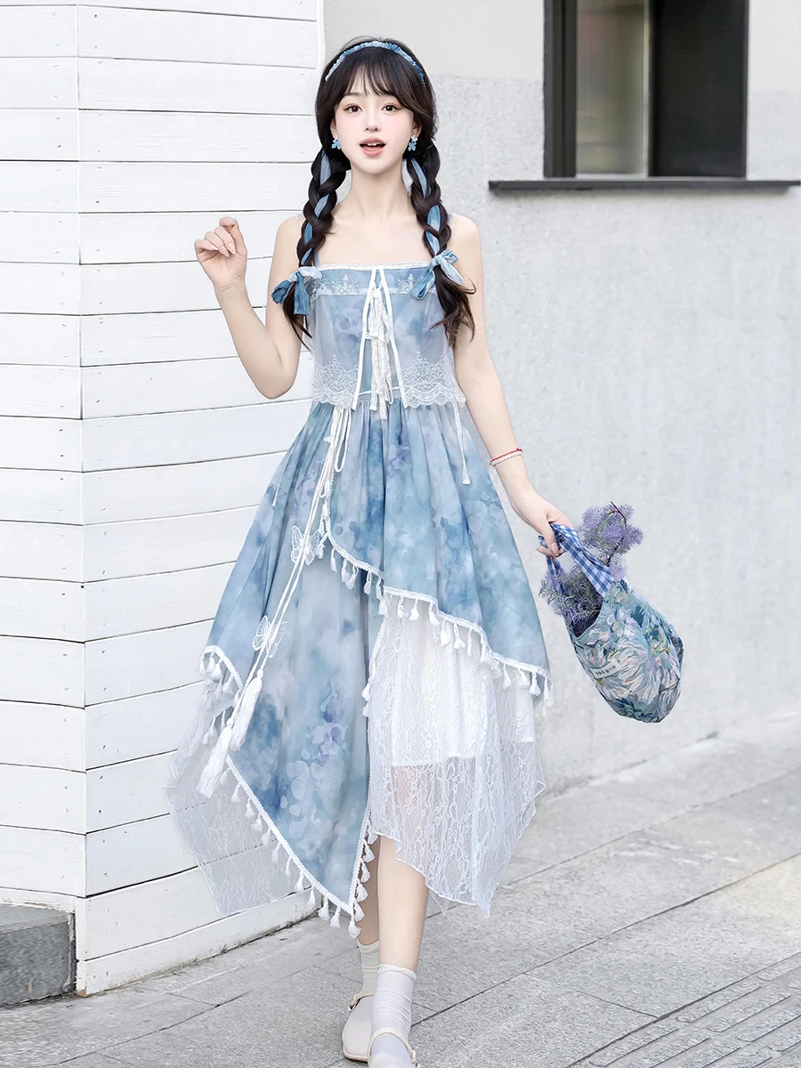 ロリータファッションで心を癒すには？雪霜模様の漢服スタイルドレスがおすすめな理由