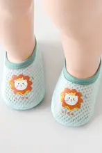 夏用極上の柔らかさの赤ちゃん用室内シューズ【通気性メッシュ・滑り止め】（セットアップ対応）