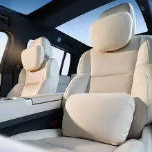 車用ヘッドレスト【ネックサポート・快適な運転をサポート・背中と腰用クッション】