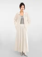 夏用 薄手の冷感シャツ【ブルー・防晒・シフォン素材・フランス風】