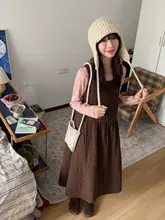 純綿ウエストリボン付き花柄ノースリーブワンピース【秋季・ロングAライン】（セットアップ対応）