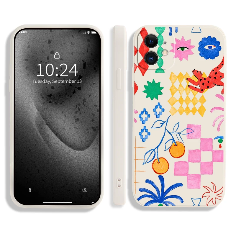 おもしろiPhoneケース：ins風  マット仕上げの防衝撃保護壳の実用性とデザイン特性
