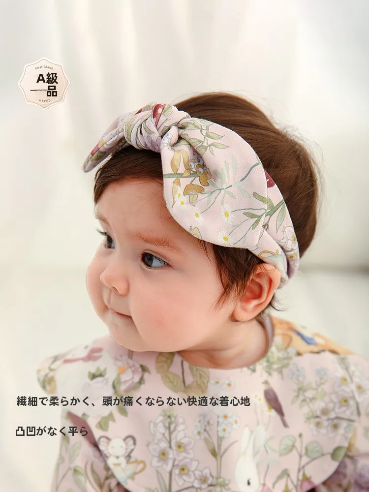 かわいい森風幼児用ヘアバンド：リボンデザインで女の子に最適な多用途ヘッドドレス