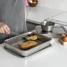 食品グレードの304ステンレス製冷蔵保存容器【フタ付き・大容量・フルーツ・野菜用】