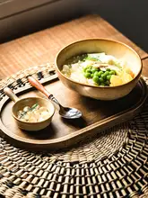 一人用陶器製朝食ボウル＆プレートセット【ヨーグルトボウル・高級感あるデザイン】