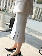 高級感あふれるフィッシュテールスカート【半身・ハイウエスト・春秋用】