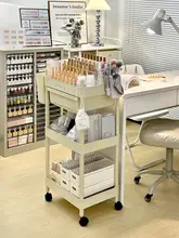 ネイルサロン用収納カート【化粧品・移動式・引き出し付き】