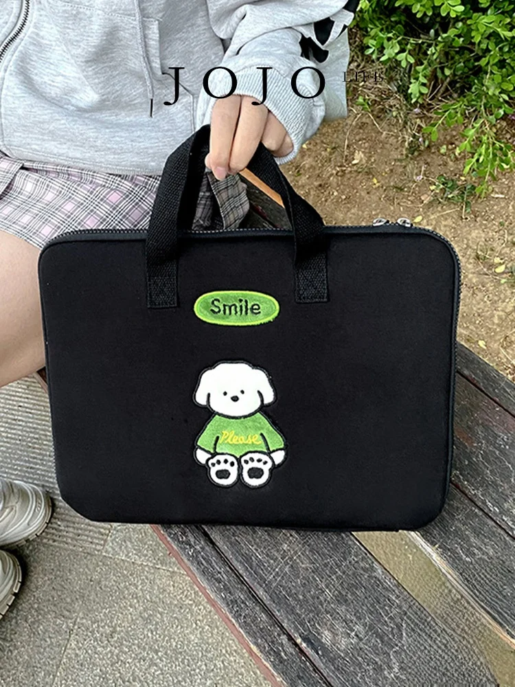 かわいいキャラクター入り手提げクッション式防震ノートパソコン収納バッグの実用性と選定基準