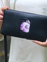 レトロ牛革クラッチ財布【民族風・携帯電話用・和式宴会・旅行用】