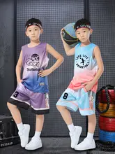 子供用バスケットボールユニフォーム【男女兼用・練習用・背面ベスト】（セットアップ対応）