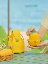 携帯型一人用アウトドアティーセット【旅行用・緑色・コンパクトデザイン】（セットアップ対応）