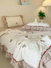 夏用純綿クールケット【子供用・プリンセスデザイン・ダブルレイヤー・通気性良好】（セットアップ対応）