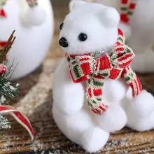 白植絨のクリスマス雪だるまオブジェ【クリスマス装飾・ギフト・店舗やホテルのディスプレイ】