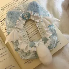 エンジェルテールデザインのレース付きカードケース【高品質・二次元・女子向け】