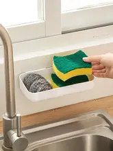 キッチン用壁掛け収納ラック【穴あけ不要・調味料収納・水切りバスケット】