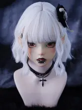 ハンドメイドスカルデザインのレースヘアクリップ【ダークブラック・アンダーカルチャー】