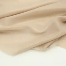 半透明のシャンパンアプリコット色の金箔加工シフォン生地【和服ウェディング装飾・DIY用】