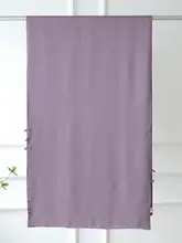 真絲二重花柄ロープ付きスカーフ【薄手・贈り物・ショール】