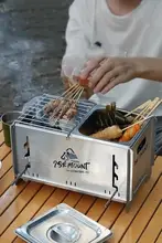 バーベキューコンロ グリル ステンレス ポータブル 鍋対応 炭火 アウトドア キャンプ 焼肉 おでん