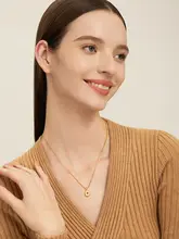 Onchic オーバル スター バースト ネックレース レディース 鎖骨チェーン