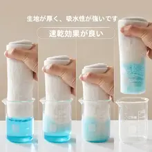 吸水性に優れたコットン製 キッチンハンドタオル【掛けられるタイプ・衛生的】