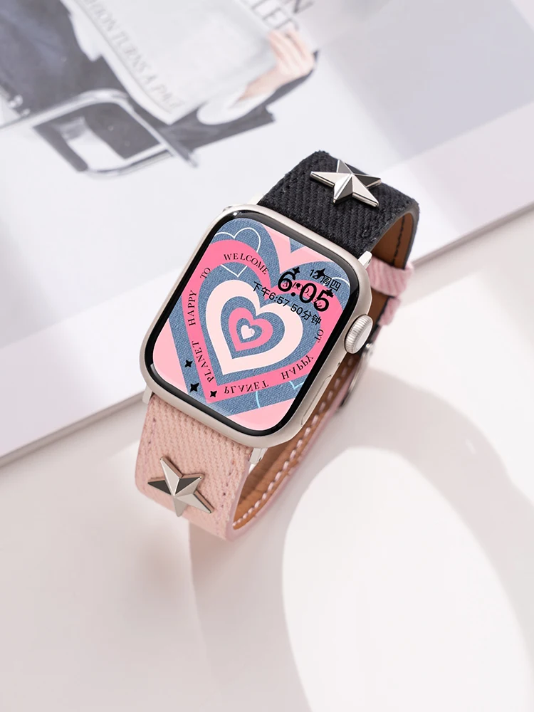 Line通知とApple Watchの連携は可能？夏の通勤スタイルに合うデニム風バンドはこれ！