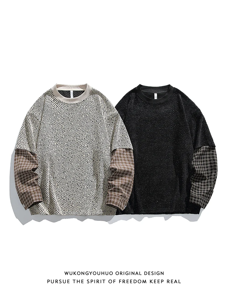 長袖Tシャツの重ね着で失敗しない方法は？チェック柄のウエストコントラストデザインが今、注目されている理由