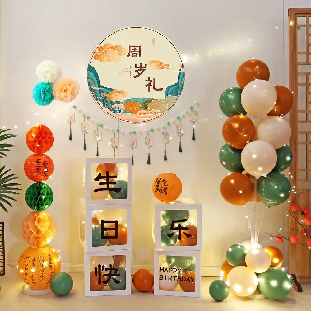 27×27 ボックスはどんなもの？中式スタイルのバルーンボックスで誕生日パーティを彩る方法とは？