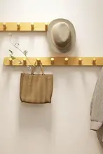 壁掛け衣類ハンガー【鍵掛け対応・玄関用・多機能フック】