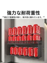 壁掛け式 多層調味料収納ラック【穴あけ不要・スパイス・生姜・ニンニク用】