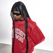 Tシャツ メンズ 半袖 メッシュ切り替え レタープリント アメリカン風 ストリート レイヤード 「MT99」