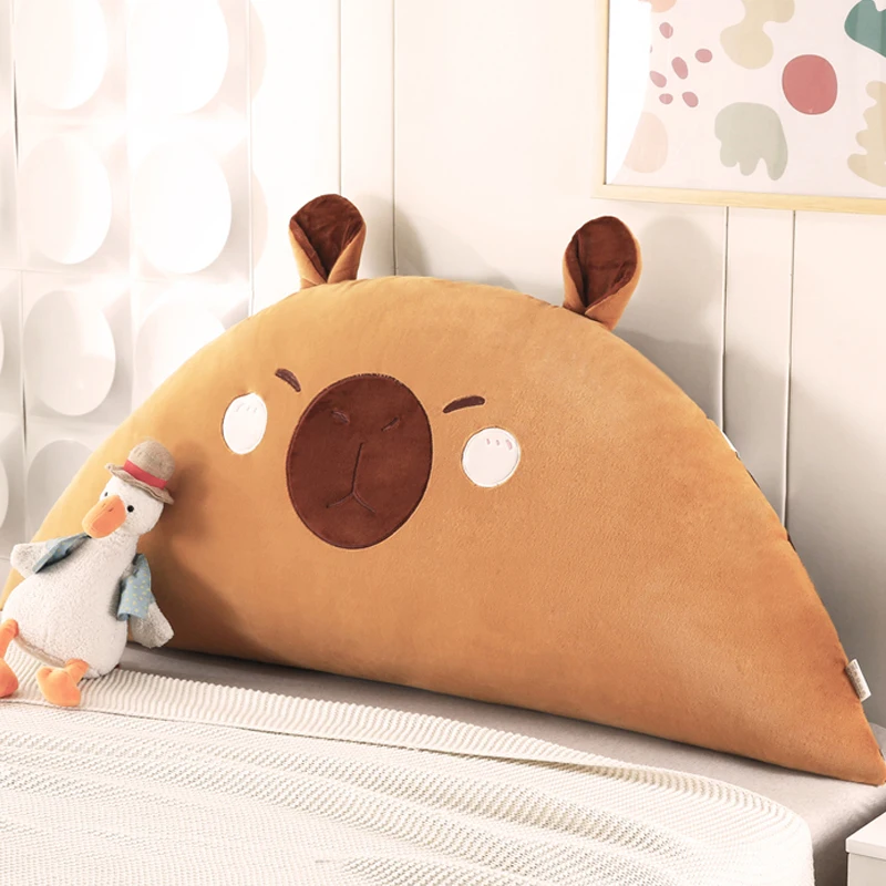 カートゥーンデザインの赤ちゃん用サイドクッション：子供部屋で安心して使えるふわふわ靠垫
