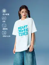 半袖Tシャツ メンズ ソルナ クルーネック レタード 抗菌 紫外線対策 ストリート アメリカン風「TIRED」