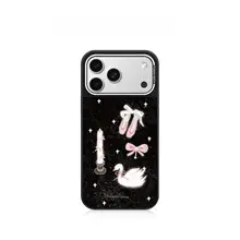 スマホケース レディース バレエシューズデザイン マグネット式 耐衝撃 おしゃれ 個性的 iPhone 18 17 16 Pro Max 対応「FUNNYRICH」
