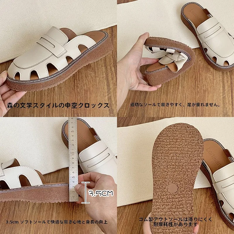 つま先開きの女性用夏用サンダル：通気性とフラットデザインで快適な日常スタイルを実現