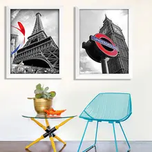 黒と白のモダンなリビングルームの装飾絵画シンプルな創造的な吊り下げ絵画