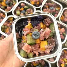ペット用食材保存容器【使い捨て・蒸し調理・冷凍・電子レンジ対応・密封】
