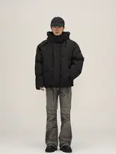 冬用 メンズフード付きコットンジャケット【ストリートスタイル・おしゃれデザイン】