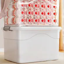 大容量プラスチック収納ボックス【衣類整理用・厚手・車のトランクにも対応】
