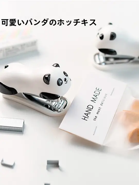 ホッチキス カード型 お菓子袋 クッキー袋 袋止め かわいい コンパクト 家庭用 ステープラー