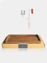 TIMEMORE 一体成型のブラックウォールナット製コーヒートレー【お茶やデザート用・カップ、フルーツ用】（セットアップ対応）