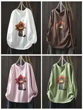 春先にぴったりなデザインの猫柄Tシャツ【レトロカジュアル・極上の柔らかさ】