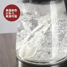 長い柄の薬スプーンプラスチック製の高温耐性の小さなスプーン