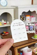 ミニチュアドールハウス用ドーナツスタンド【花飾りデザイン・家具モデル】