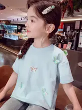 女児用ショートスリーブTシャツ【夏用・カジュアル・多用途】
