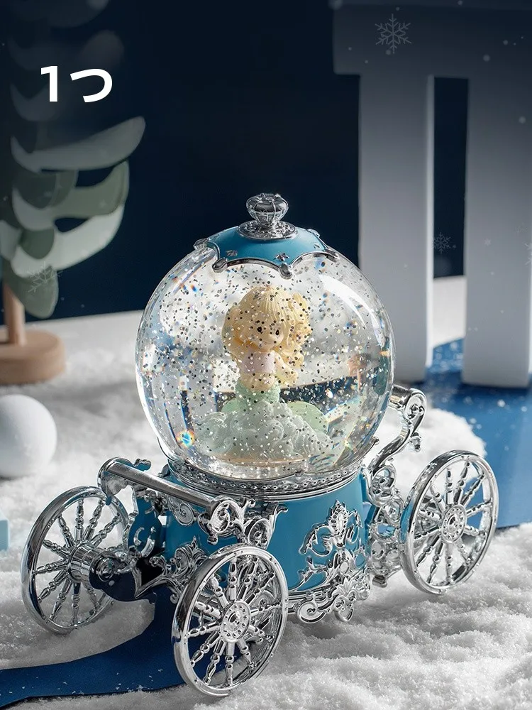 雪花水晶球の夢幻音楽ボックス【天空の城・ギフト用】：誕生日プレゼントに最適な欧式デザインの贈り物とは
