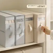 衣柜用 収納ボックス【折りたたみ式・布製・衣類整理用】（セットアップ対応）