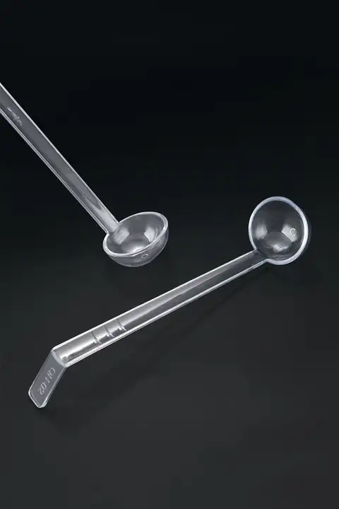 透明プラスチック製 長柄スプーン【アクリル製・タピオカドリンクやジャム用】
