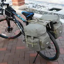 自転車用防水リアキャリアバッグ【大容量・長距離用・マウンテンバイク対応】