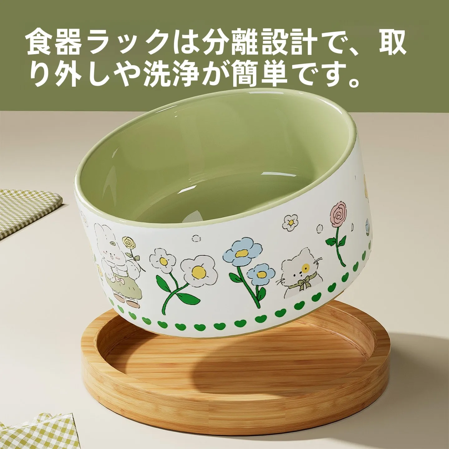 陶製の猫用食器：大口径で安定設計の水飲み＆餌皿選び方